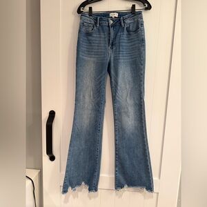 Blue Flared Women Jeans